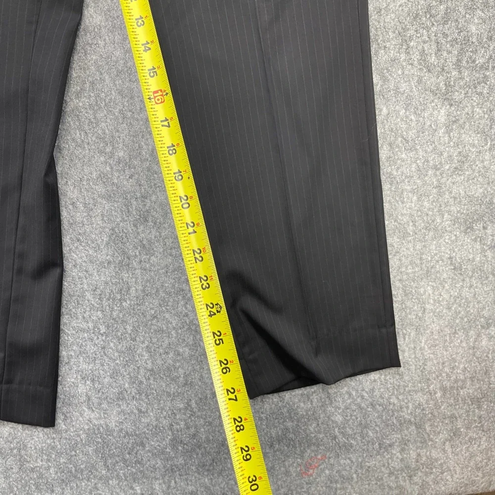 Giorgio by Giorgio Cosani Suit Mens 42L 34W Black Wool Cashmere Blazer Pants